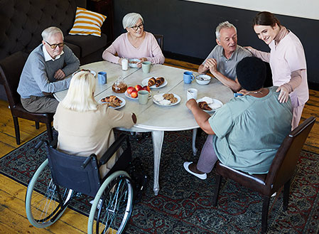 Nursing facility with diverse seniors